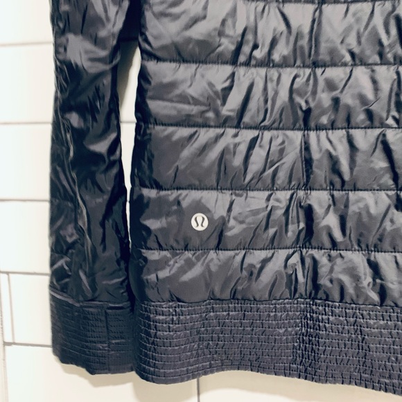 Lululemon The Bomb reversible bomber jacket black gray 6 - Picture 13 of 14